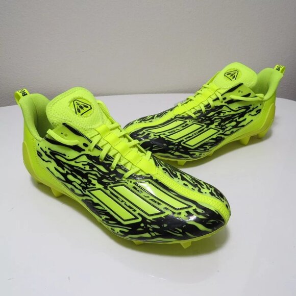 Adidas Adizero 12.0 Poison Fluorescent Yellow Football Cleats IG7218 Men…